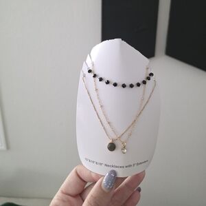 🆕️ Necklace Set 15" 16" 18" With 3" Extenders